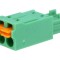 Regletă de conexiuni deconectabilă 2 piste 3,5mm drept