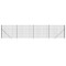 Gard plasa de sarma cu tarusi de fixare, antracit, 2,2x10 m