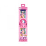 Creioane grafit HB, Unicorni - Set de 12