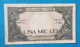 Bancnota 1000 Lei Martie 1945, Rom&acirc;nia, Serie 3869, Stare Superbă, Bancnotă Veche Originală de Colecție