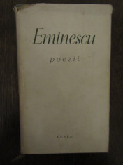 Poezii. Editie ingrijita de Perpessicius,1958 - Eminescu foto