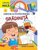 Carte de activitati pentru gradinita, cu abtibilduri - Grupa mica