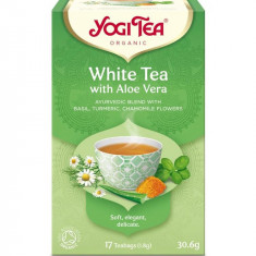 Ceai Bio Alb cu Aloe Vera Yogi Tea 30,6gr