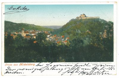3424 - CISNADIOARA, Sibiu, Litho, Romania - old postcard - used - 1900 foto