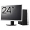 Pachet Calculator Second Hand HP EliteDesk 800 G3 Tower, Intel Core i3-6100 3.70GHz, 8GB DDR4, 256GB SSD, DVD-ROM + Monitor 24&amp;quot; NewTechnology Med