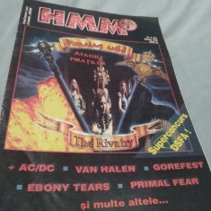 REVISTA HMM SUPLIMENT AL REVISTEI ROCK LICEENII NR.3 1998