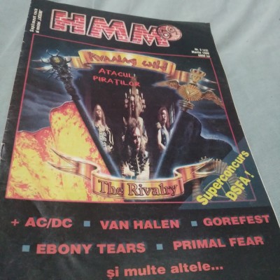 REVISTA HMM SUPLIMENT AL REVISTEI ROCK LICEENII NR.3 1998 foto