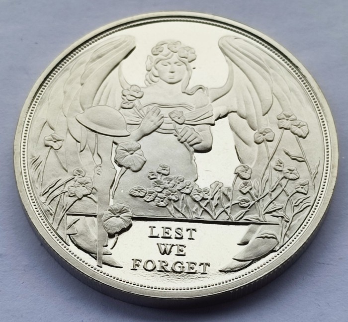 426. Moneda Gibraltar 1 crown 2017 (Battle of Ypres Centenary)