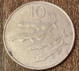 C50 - Moneda foarte veche - Islanda - 10 coroane / kronur - 1984