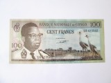 Cumpara ieftin Rara! Congo(Republica Democrata) 100 Francs 1962 in stare foarte buna,bancnota din imagini