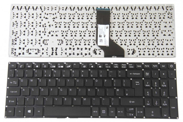 Tastatura laptop noua ACER Aspire 3 A315-41 A315-41-R7V9 A315-41-R23T A315-41G-R9S0 A315-51 A315-51G A515-51G A517-51G A315-21 A315-21G-99N8 BLACK UK