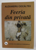 FEERIA DIN PRIVATA de ALEXANDRU CIOCALTEU , 2010 , DEDICATIE*