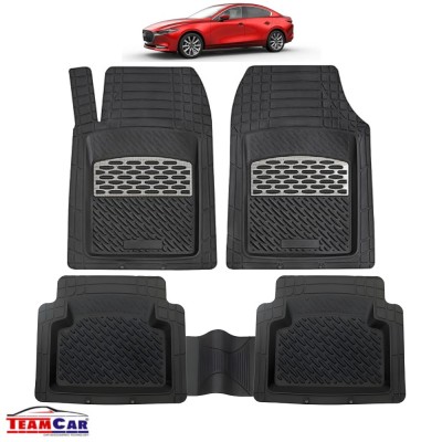 Mazda 3 BP Covorașe Auto TeamCar&amp;reg; Tip Tăviță Compatibile (2019&amp;ndash;prezent) - Sedan Silver foto