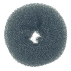 Burete profesional rotund pentru coc, coafuri culoare NEGRU 10 cm