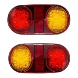 2 x Led lumini spate pentru camion remorca caravana E11 12v