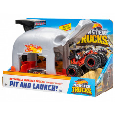 Hot Wheels Monster Trucks Garajul Lansator 4 Ani+ 33529478