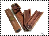 Penar din lemn cu 3 nivele pentru 8 instrumente de scris_21*5*4 cm