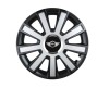 Set 4 capace roti Flash Gri-Negru R14 pentru gama auto Mini Cooper, Autohelix MSA
