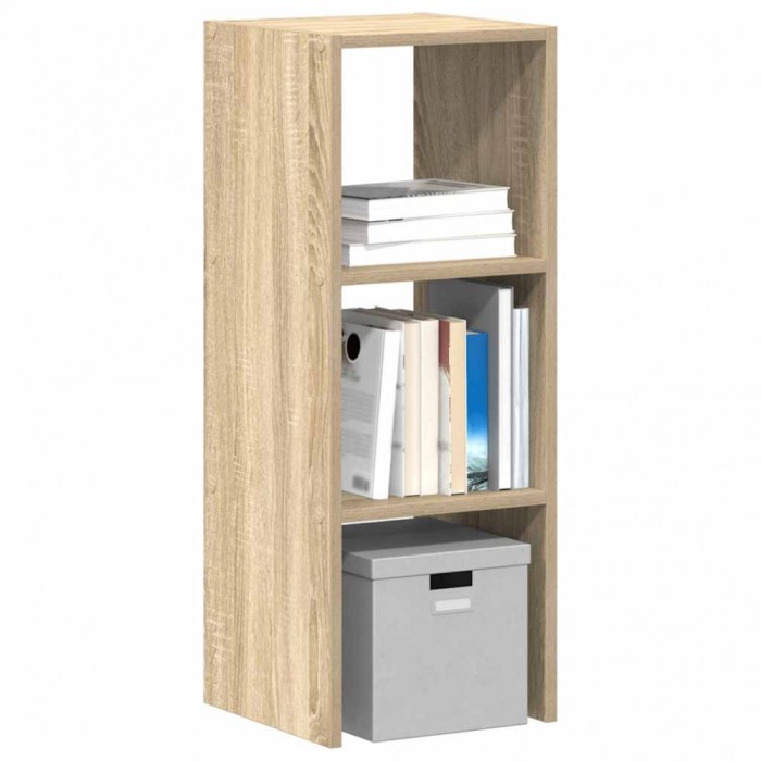 vidaXL Bibliotecă stivuabilă Stejar Sonoma 30x30x80 cm Lemn prelucrat 858807