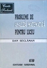 PROBLEME DE ANALIZA MATEMATICA PENTRU LICEU-DAN SECLAMAN-258630 foto