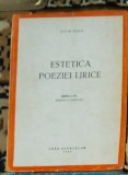 Liviu Rusu - Estetica poeziei lirice