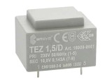 Transformator &icirc;ncapsulat 1,5VA 230V 10,5V PCB