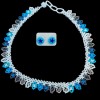 Set choker și cercei &bdquo;Oc&eacute;ano Sereno&rdquo;