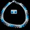 Set choker și cercei &bdquo;Oc&eacute;ano Sereno&rdquo;