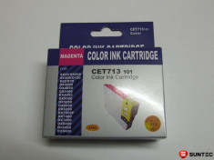 Cartus Magenta NOU compatibil cu imprimanta Epson Stylus SX200 SX400 D120 DX4000 DX9400 CET713 101 foto