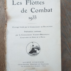 Les flottes de combat, 1933 / Semnata de Comandor Gheorghe Koslinski