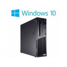 Calculatoare Refurbished Lenovo ThinkCentre M83 SFF, i3-4130, 8GB DDR3, Win 10 Home foto