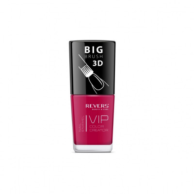 Lac de unghii Vip, 3D, Revers, rosu, 12 ml, Nr 015 - Lucios foto
