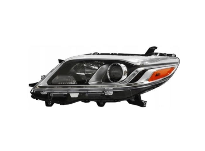 Far TOYOTA SIENNA, 2015-2020, model : XLE, partea stanga, TYC, cu LED daytime running light; H11+HB3+PY27/7W+W5W; manual; halogen,