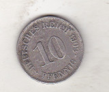 Bnk mnd Germania 10 pfennig 1908 A, Europa