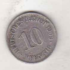bnk mnd Germania 10 pfennig 1908 A