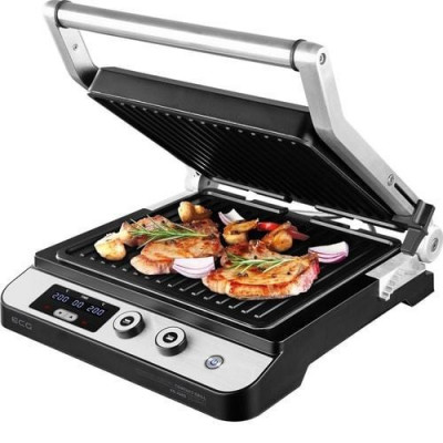 Contact grill ECG KG 1000 Gourmet, 1650&amp;ndash;2000 W, 2 termostate independente foto