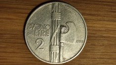 Italia - moneda de colectie istorica - Bvono / Bun pentru 2 lire 1923 - Victor Emmanuel III - impecabila !