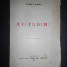 Mihai D. Ralea - Atitudini (1931, prima editie)