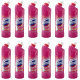 12 x Domestos Pink Power, dezinfectant universal WC, 12 x 750ml