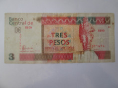 Cuba 3 Pesos convertibili 2006 foto