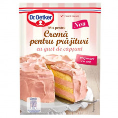 Praf Crema Prajitura cu Capsuni Dr. Oetker, 140 g, Praf Crema Prajitura Capsuni Dr. Oetker, Mix Creme cu Gust de Capsuni Dr Oetker, Dr. Oetker Amestec foto