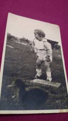 FOTO TIP CARTE POSTALA COPIL INTERBELICA foto