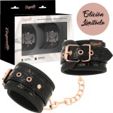 DESIRE DE LUX COQUETTE - EDITIE NEAGRĂ DE M&Acirc;NUŞI PREMIUM CU CAPITONAJ DIN NEOPREN