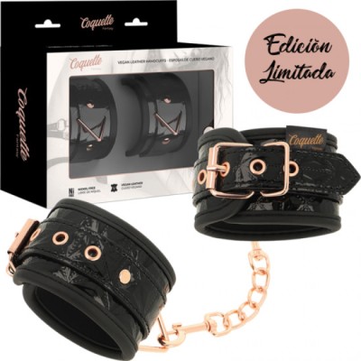 COQUETTE CHIC DESIRE - BLACK EDITION PREMIUM HANDCUFFS WITH NEOPRENE LINING foto