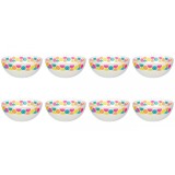 Set boluri, 8 piese, 3.3 l, Plastic, Alb