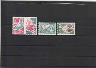 ROMANIA 1965 LP 617 ZIUA MARCII POSTALE ROMANESTI SERIE MNH NESTAMPILATA foto