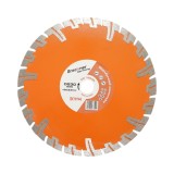 Disc diamantat turbo segmentat 230x22.23mm, segment 8mm pentru BCA, caramida, sapa, beton armat Breckner Germany