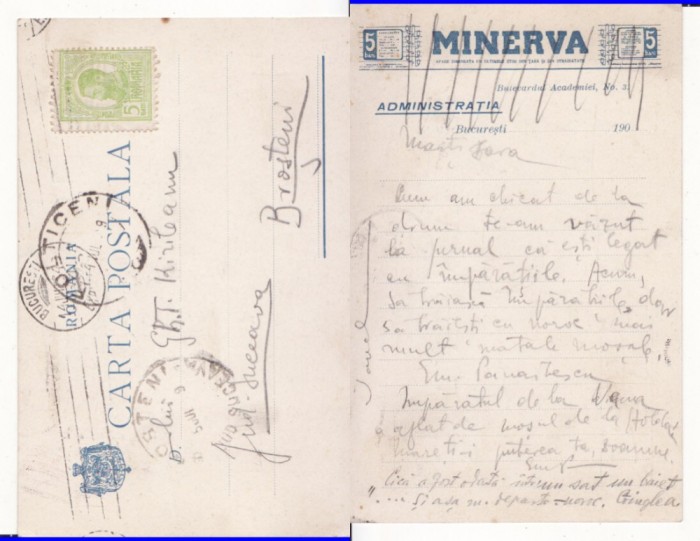 Brosteni-(Bucovina)-Corespondenta E. Panaitescu-Gh. T. Kirileanu-Ed. Minerva-RRR