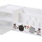 Organizator de birou, design cu pisicute, alb, iTotal