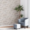 Tapet 3D Piatră Crem Nețesut 10x0,53m - Aspect Realist, Decor Rustic, Ușor de Aplicat, Izolare Fonică și Termică